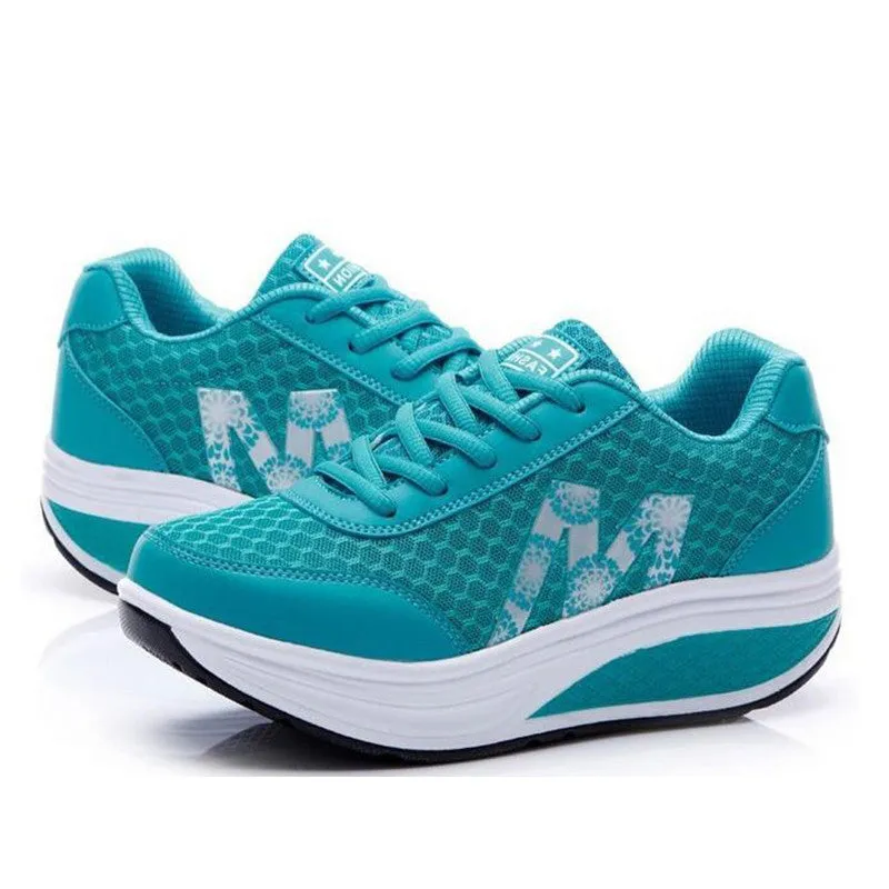 2016 Slimming women running shoes women sneakers Women Platform Fitness Shoes Lady Spring Summmer Fitness shoes #2716