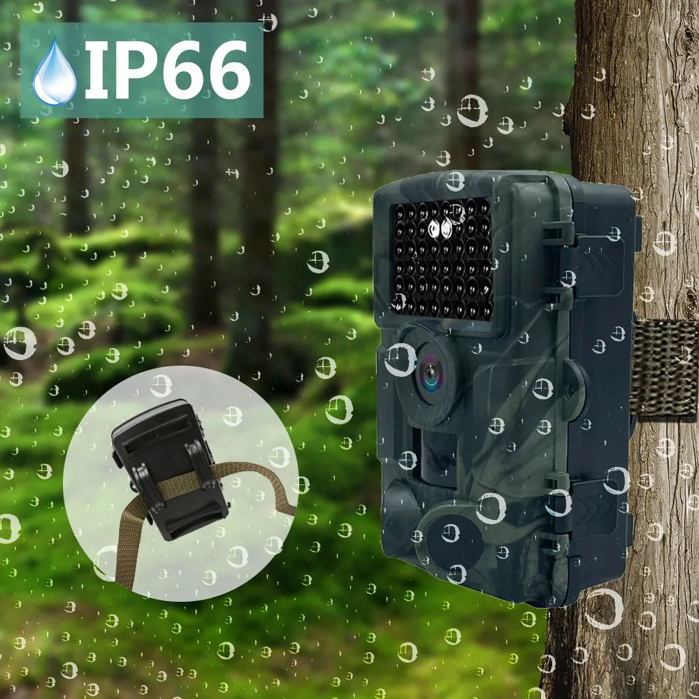 4K Hunting Trail Camera with Night Vision & Motion Activated