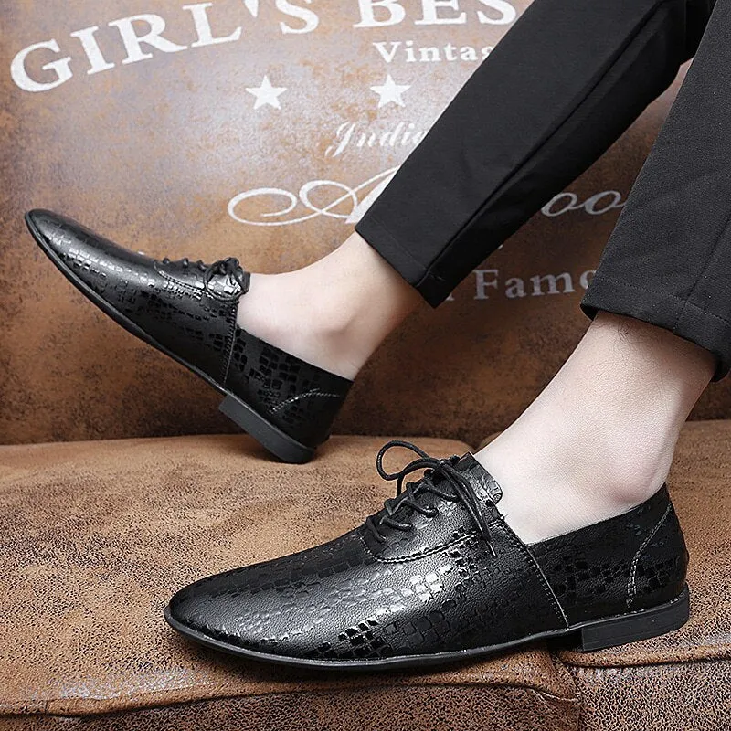 Advbridge Newest Formal Shoes Dress Fashion Men Loafers Genuine Leather Oxford Shoes for Men Moccasins Wedding Shoes Male Driving Flats