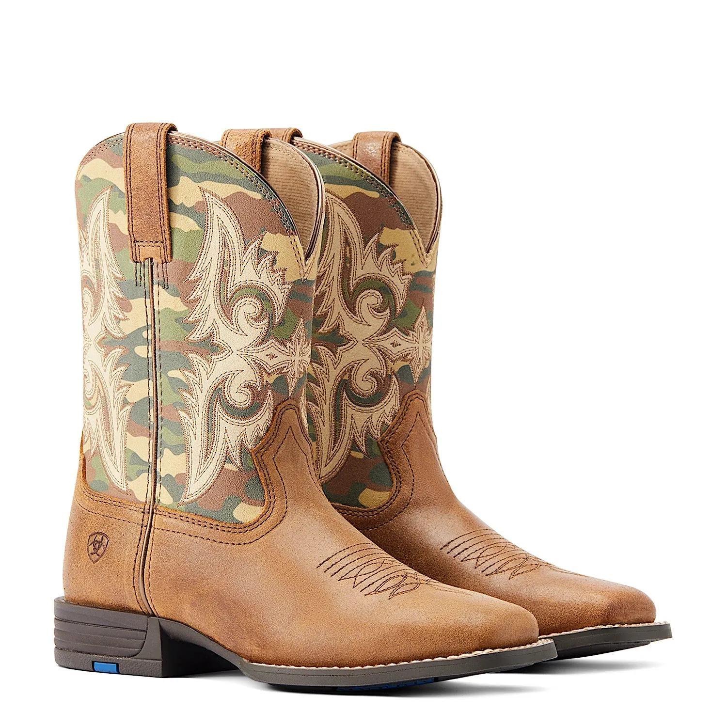 Ariat Kids Lonestar Western Boot Wicker/Camo Print