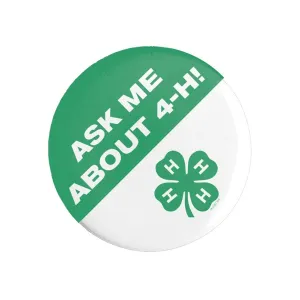 Ask About 4-H Large Button