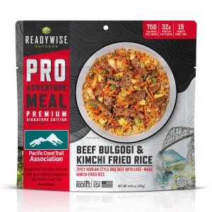 Beef Bulgogi & Kimchi Fried Rice - Signature Edition Pro Adventure Meal with the Pacific Crest Trail Association