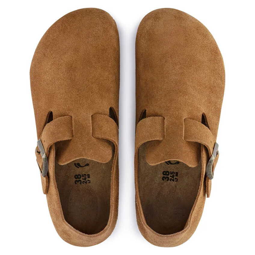 Birkenstock Men's London Suede Leather (Mink - Regular fit)