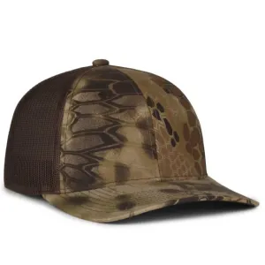 Canvas Camo Hat with Mesh Back