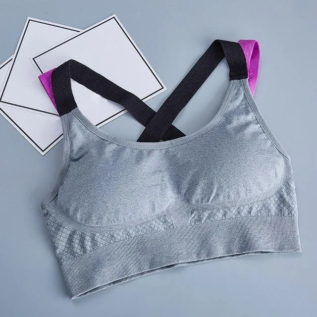 Cross Strap Sports Bra