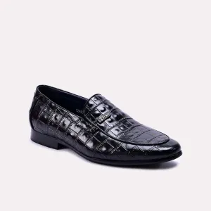 Dominic Black Crocodile Formal Loafers 0111064