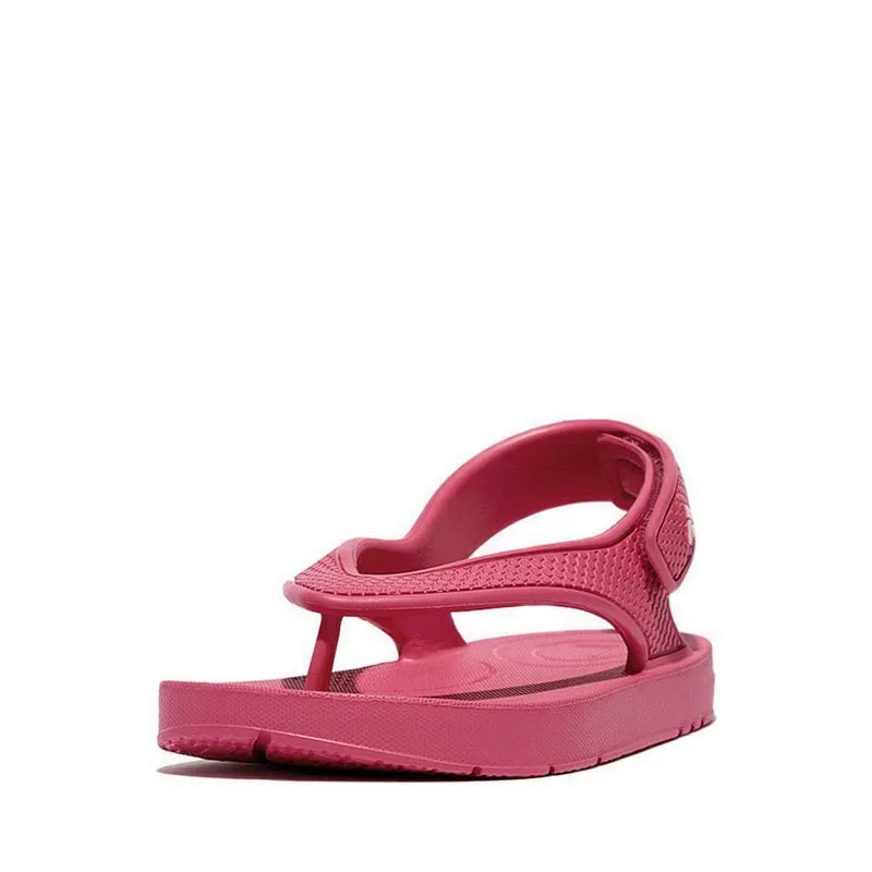 Fitflop Iqushion Kid's Ergonomic Back-Strap Flip-Flops - Pink Jam