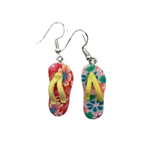 Flip Flop Dangle Earrings | Women's Beach Flip Flop Earrings