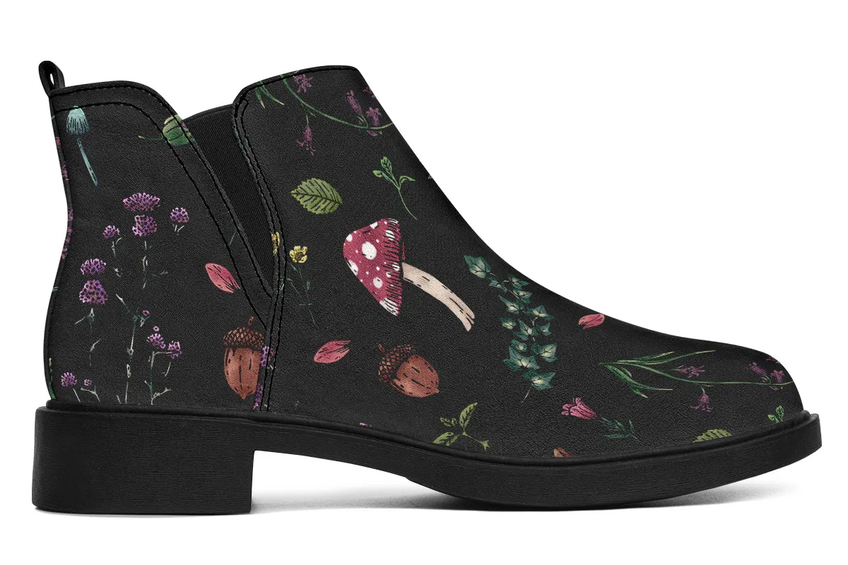 Herbology Chelsea Boots - Comfy Slip-On - Soft & Water-Resistant Micro-Suede Vegan Shoes