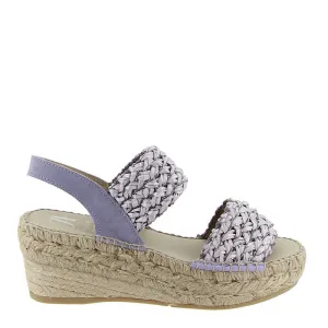 Juncal Aguirre 2525 Lilac Wedge Espadrille