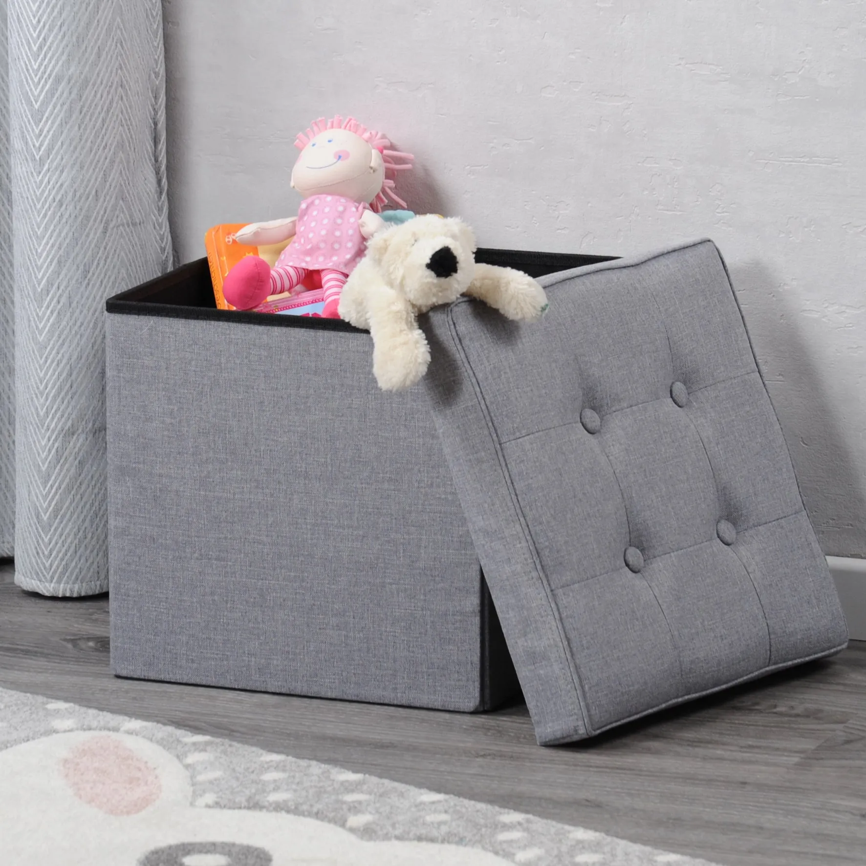 Padded Box Grey