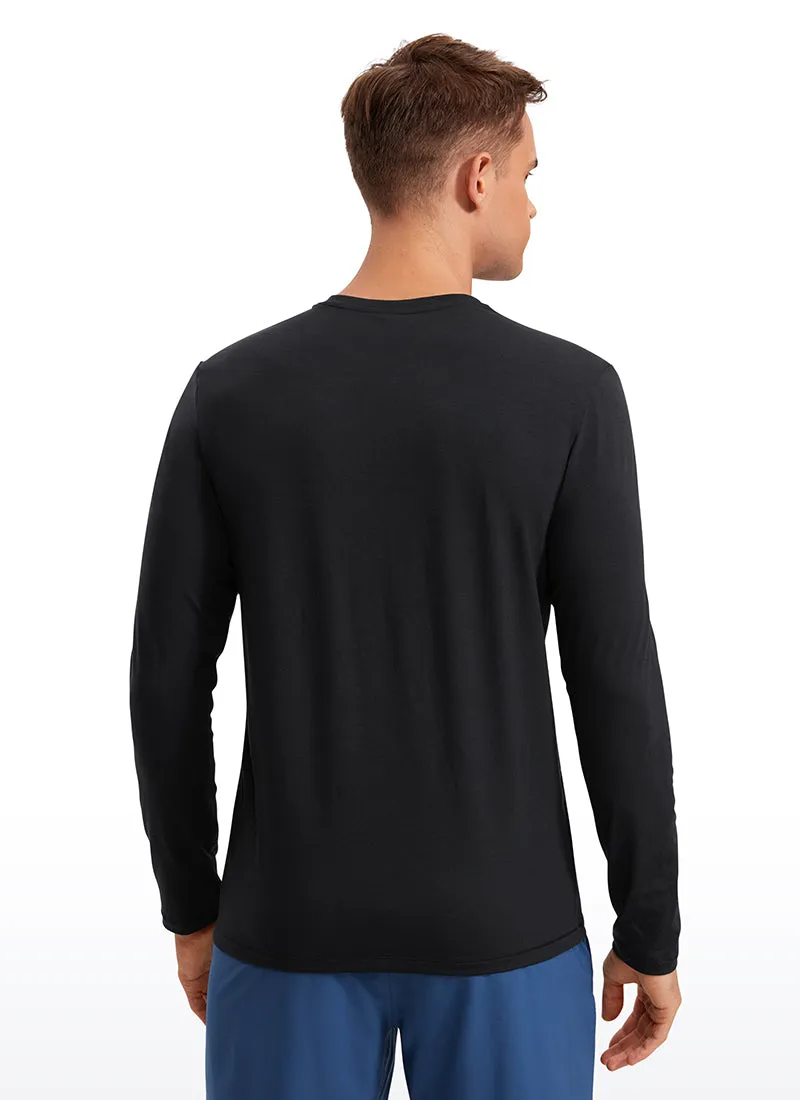 Quick Dry High Crewneck Long Sleeves Shirts