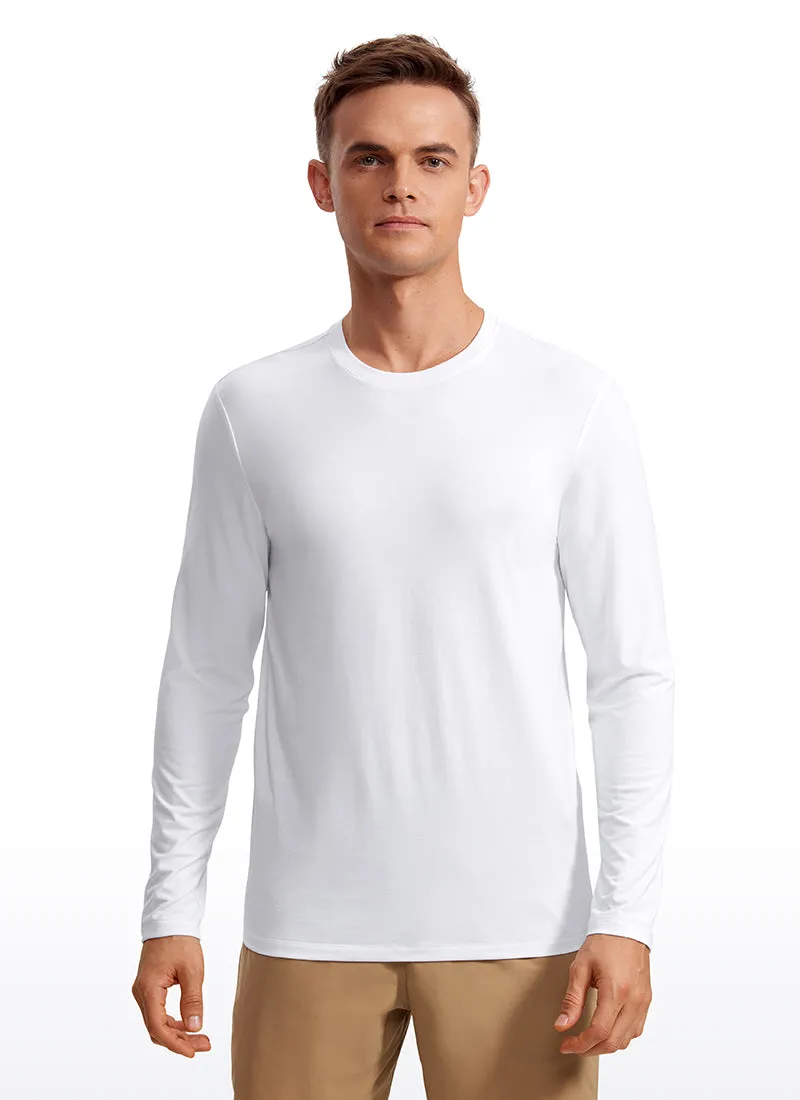 Quick Dry High Crewneck Long Sleeves Shirts