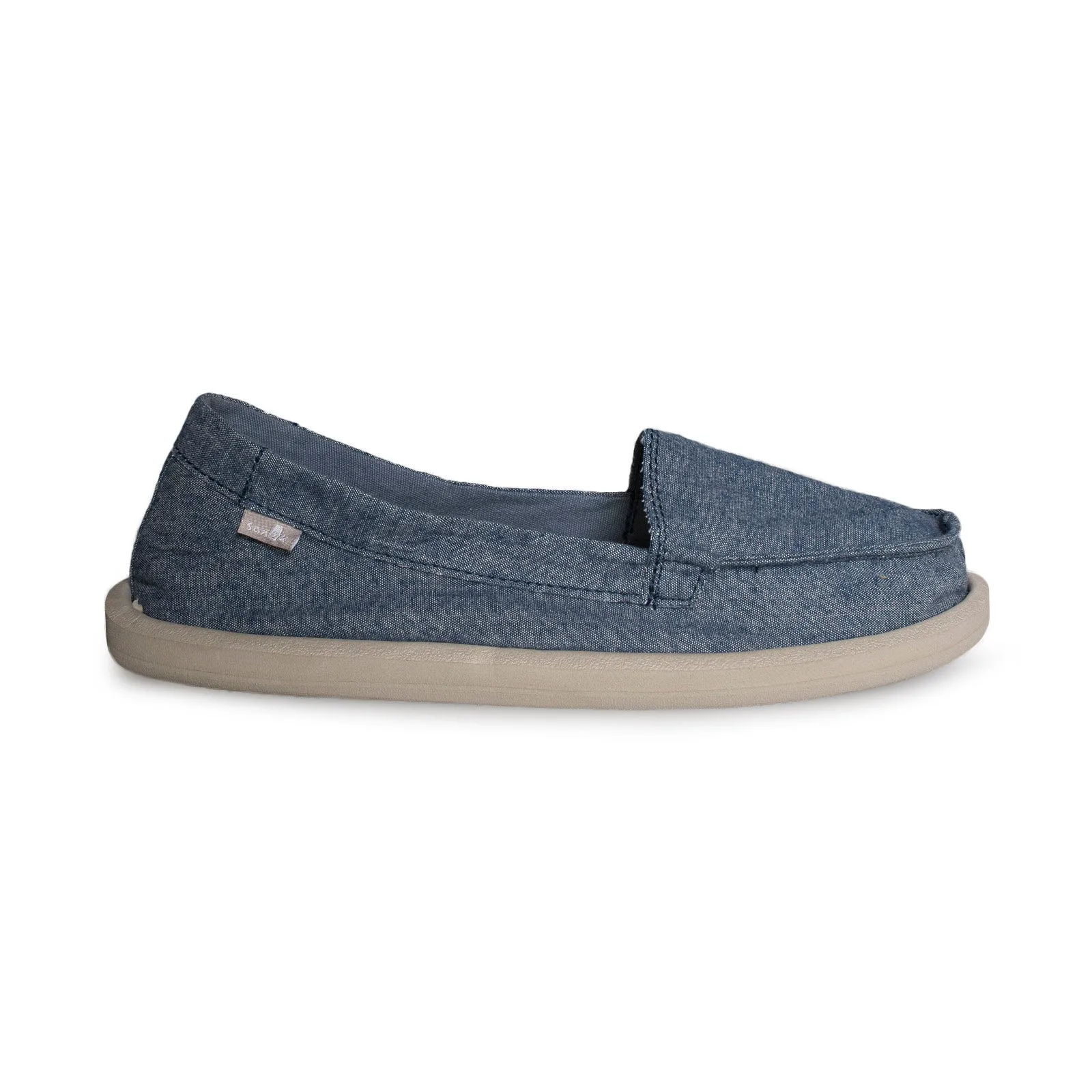 SANUK Shorty TX Slate Blue Chambray Shoes - Women's