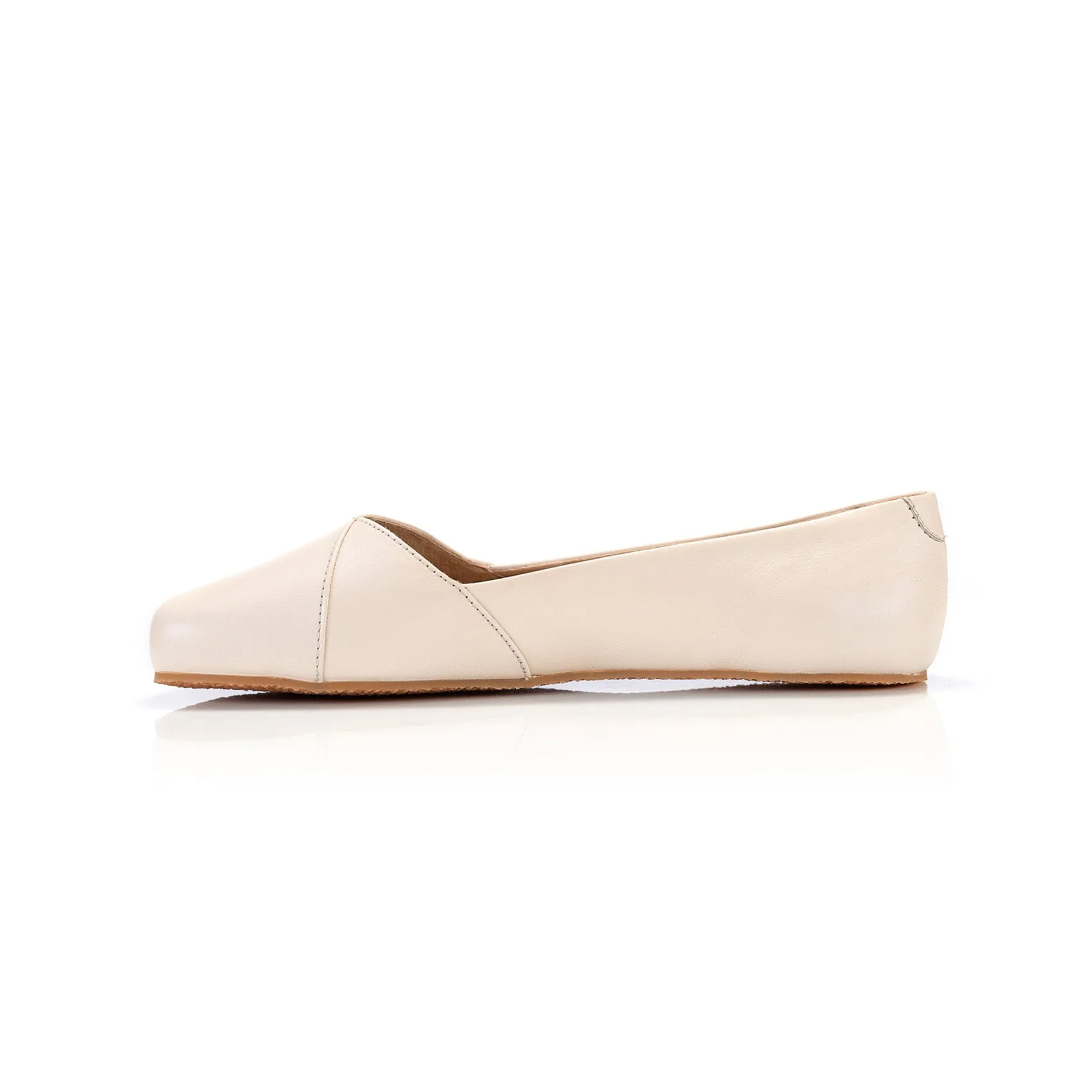 Shapen - PEONY Barefoot Ballerinas - Beige (Womens)