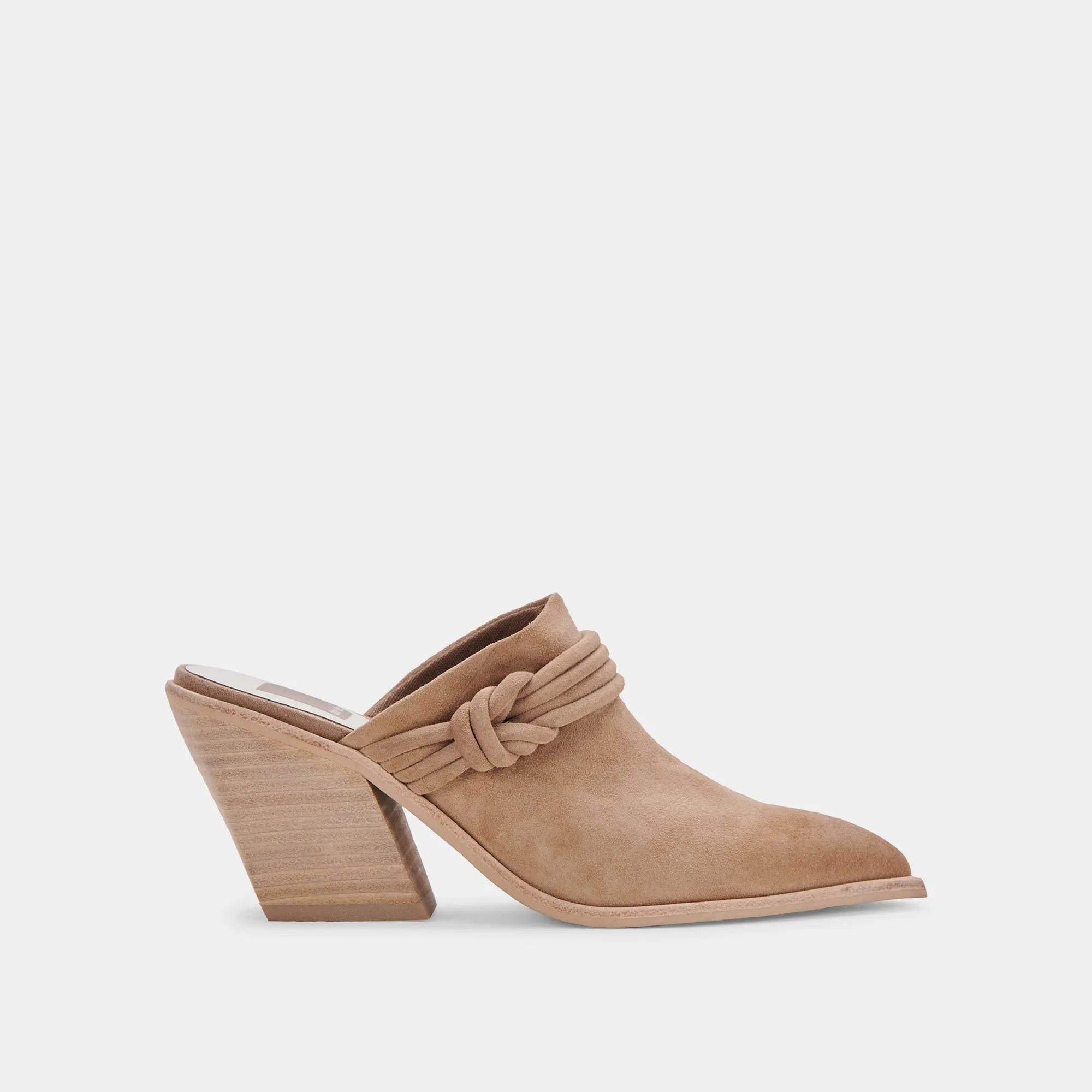 SITA MULES MUSHROOM SUEDE