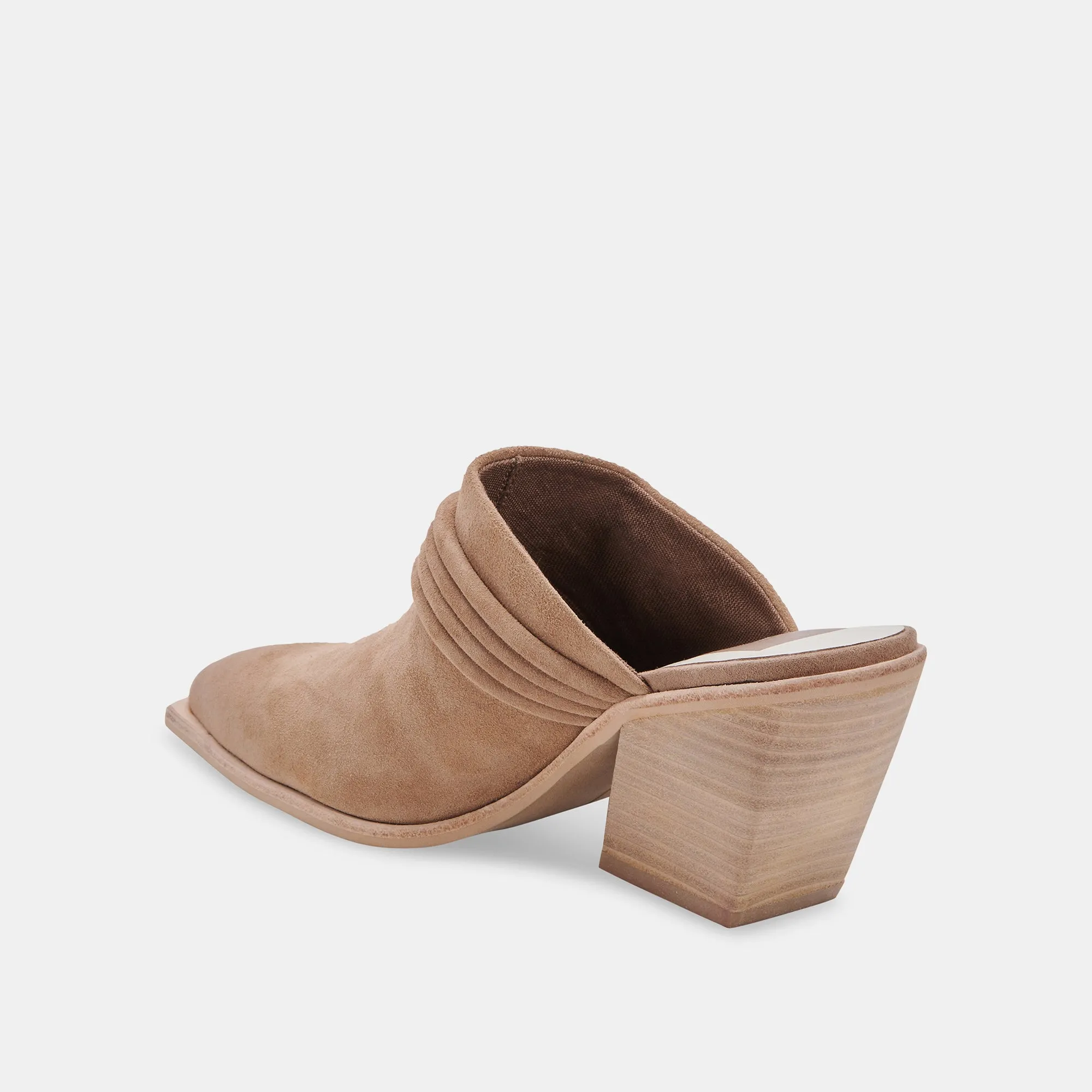 SITA MULES MUSHROOM SUEDE