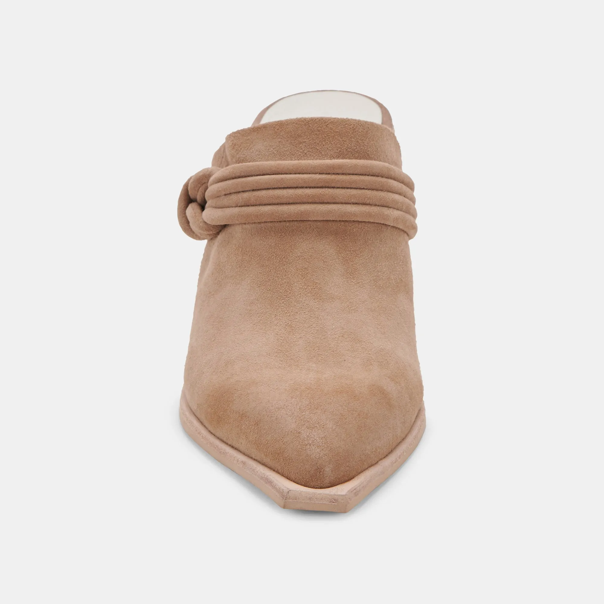 SITA MULES MUSHROOM SUEDE