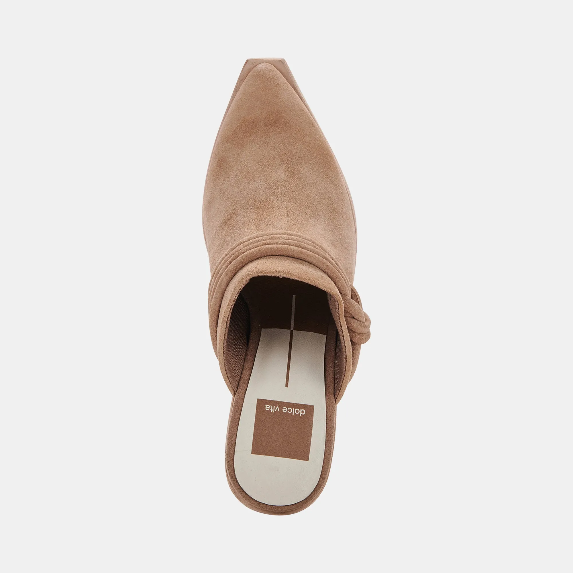 SITA MULES MUSHROOM SUEDE