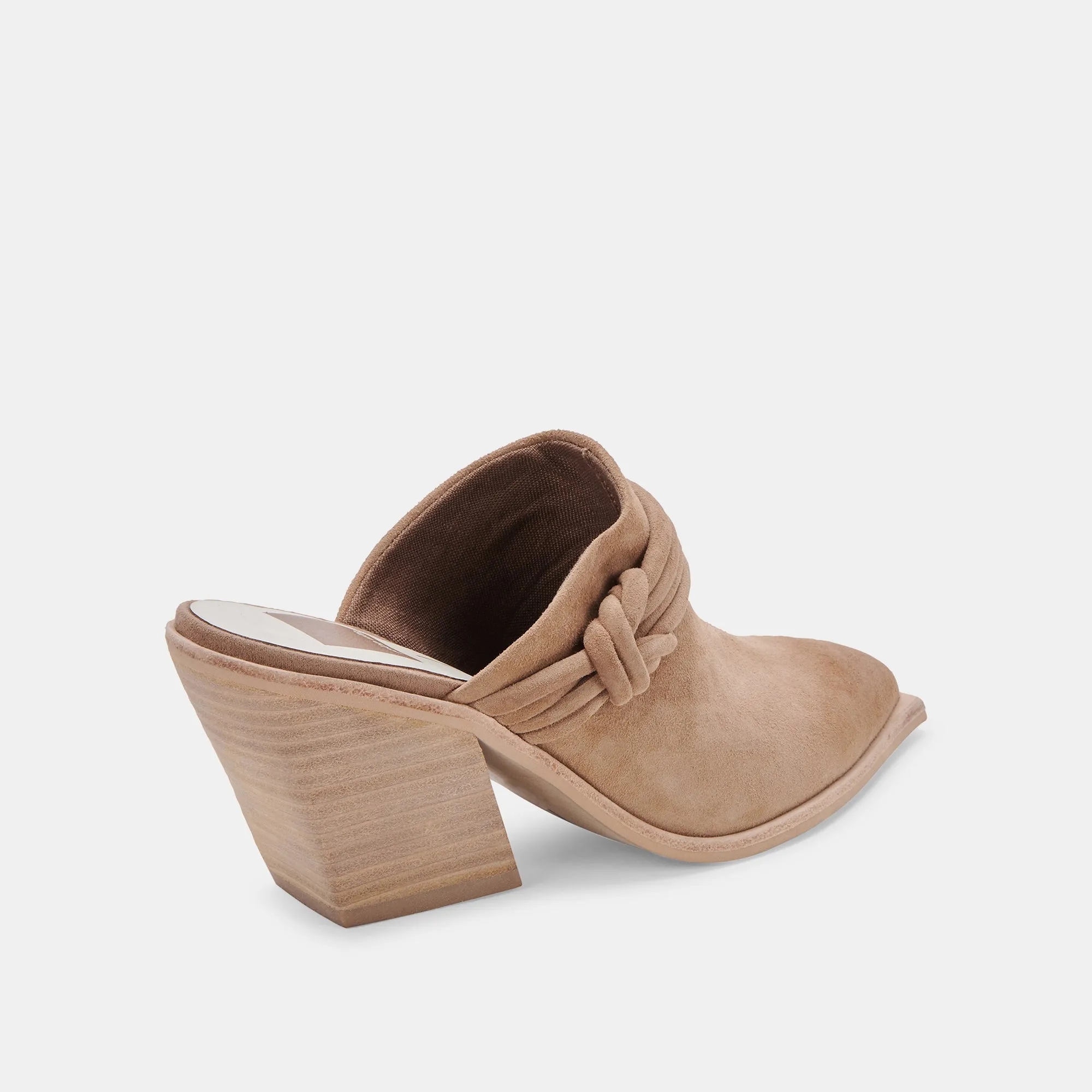 SITA MULES MUSHROOM SUEDE