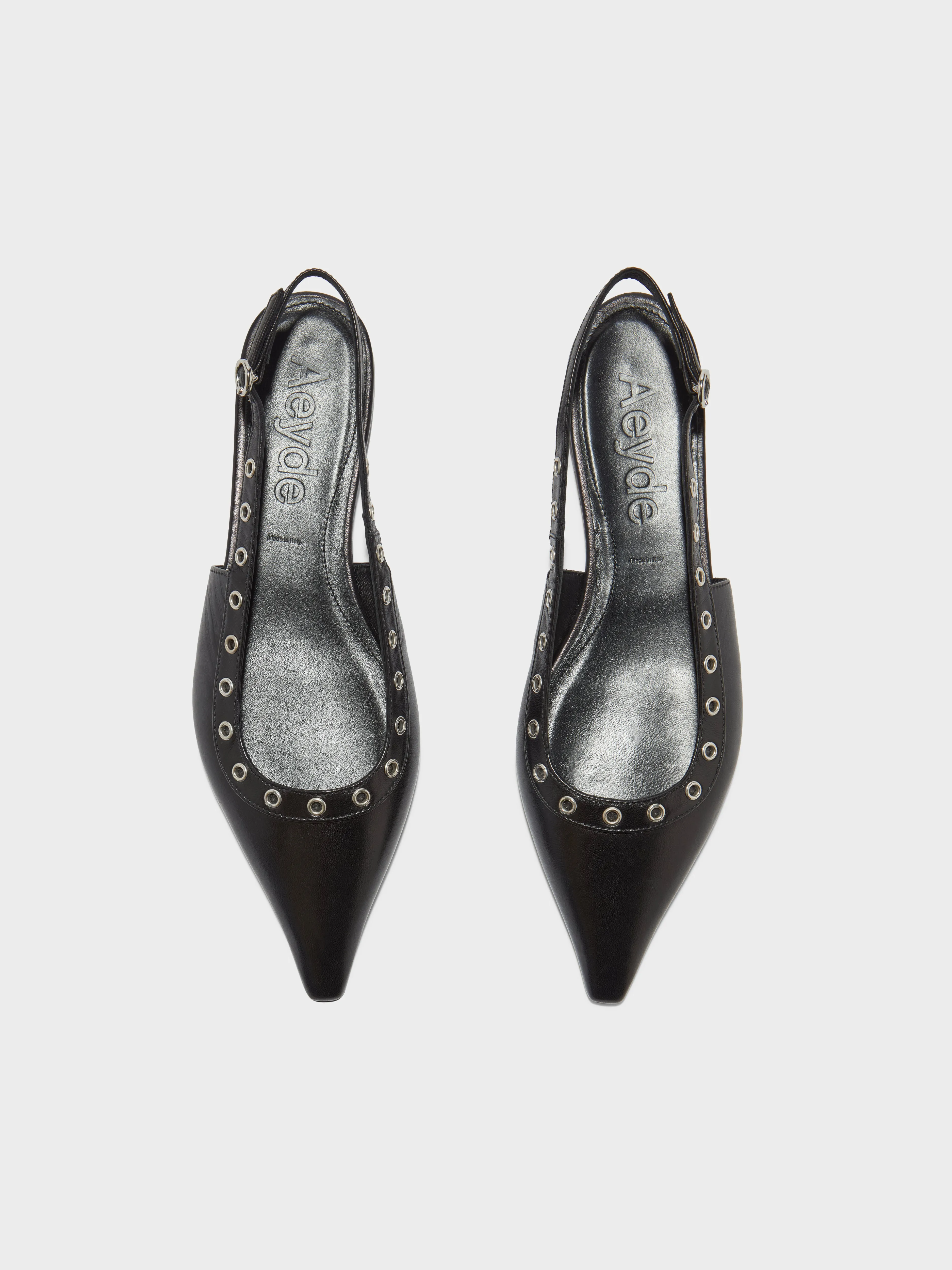 Tizia Leather Slingback Flats